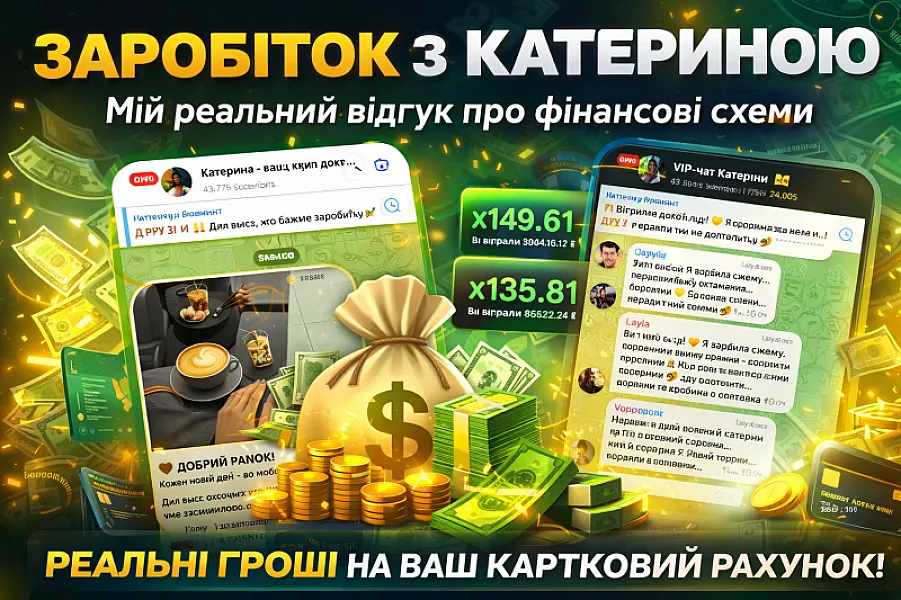 Відгук про співпрацю з Катериною — реальний досвід заробітку на схемах у Telegram